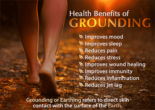 grounding your feet to the earth