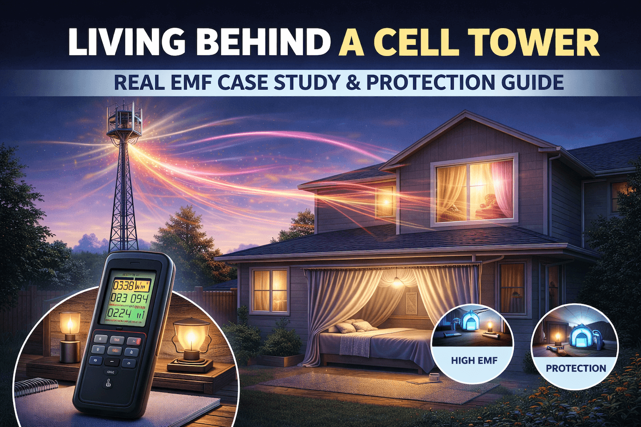 Living Behind a Cell Tower: Real EMF Case Study & Protection Guide | Clear EMF