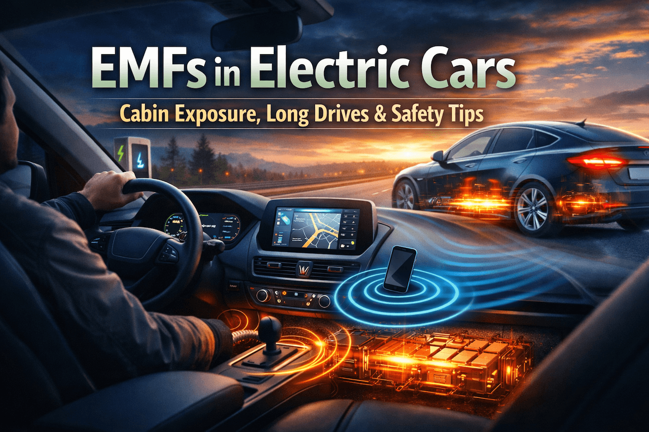EMFs in Electric Cars: Cabin Exposure, Long Drives & What Drivers Should Know | ClearEMF