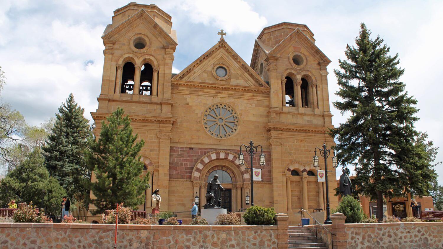 The Cathedral Basilica of St. Francis of Assisi in downtown Santa Fe, New Mexico — EMF radiation testing and shielding help for Santa Fe homes