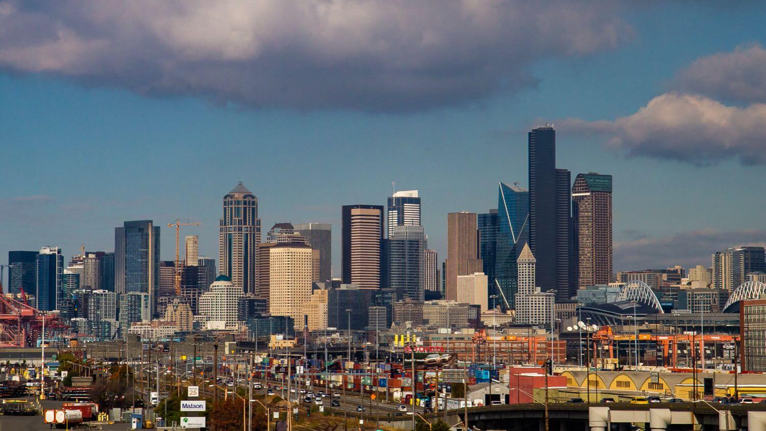 Downtown Seattle, Washington skyline with the Space Needle — EMF radiation testing and shielding help for Seattle homes